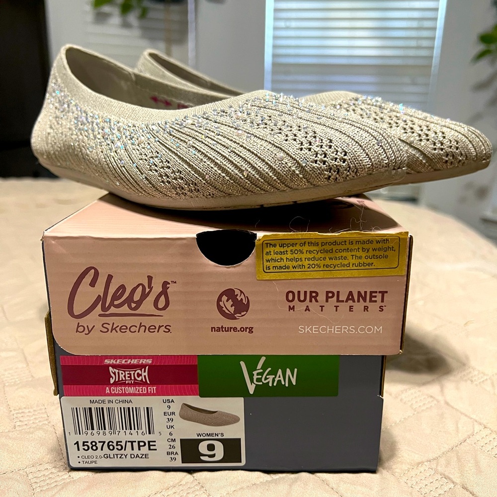 Cleo’s Glitzy Ballet Flats